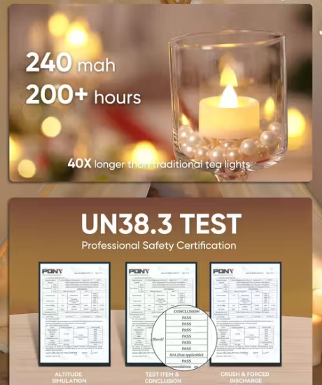24 Pcs Acrylic Flameless & Smokeless Decorative Candles Tea Light Perfect for Gifts Decoration,home decor (5 cm)