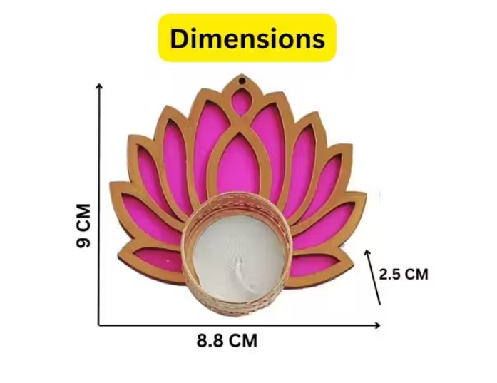 Tealight Candle Holder Stand Set of 10 - Diwali Decoration Items for Home Decor Diyas