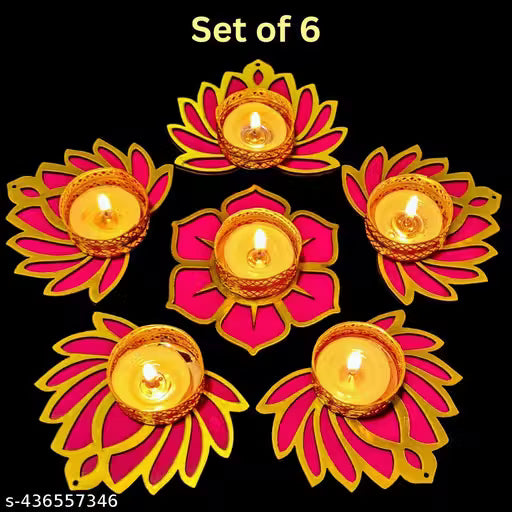 Candle Holders for Home Decoration |Set of 6