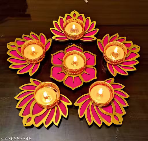 Candle Holders for Home Decoration |Set of 6